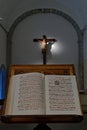 Religious book in the Grande Chartreuse Monastery